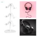 Game Controller Holder Stable Base Headset Hanger for Gaming Headset 3 Tier White. 