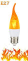 Led Simulated Flame Bulb 6W 9W 15W E14 E27 B22 85-265V Luces Home Electronic Accessories Flame Lamp Flame Effect Bulbs Lampada. 