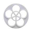 7 Pcs Peony Petal Flower Cake Cutters Set Fondant Biscuits Cutter Decorating Mold Gum Paste Tool Rose Cutter Fondant Cake Tools. 
