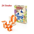 【DATA FROG Global MALL】Ruler Snake 3D Magic Ruler Cube 24 Segments cubo magico Snake Twist Cube Puzzle Kid Educational for Children Gift. 