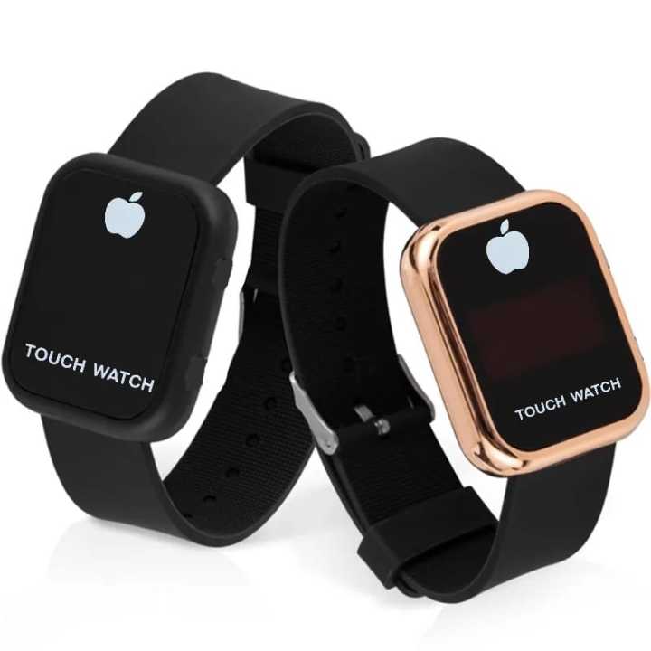 Touch LED Watch Fashion Casual Sports Men's Watch Touch Smart LED Digital Watches Electronics Wrist Watches for Men Women Square Clock