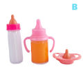 Fit 18 inch Baby New Born American Doll Accessories Girl Magic Milk Bottle Pacifier Juice Bottle Doll Comfort Toy For Baby Gift. 