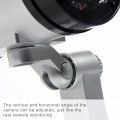 Fake Security Camera Dummy Camera Simulated Surveillance Camera with Flashing Light Indoor Outdoor Use for Home Business Warning Security. 