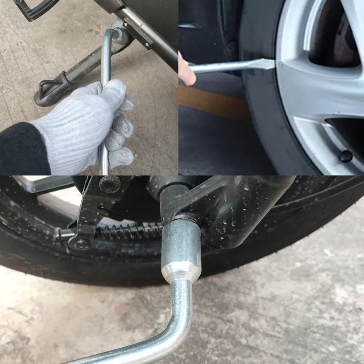 Tire%20Lug%20Wrench%20Rust%20Proof%20L%20Shaped%20Hexagonal%20Car%20Wheel%20Nut%20Wrench%20Galvanized%20Surface%20Easy%20Grasp%20for%20Screw%20Removal%20Operation%20-%20Image%208