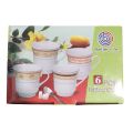 Ceramic Tea Cup Set 6Pcs. 