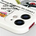 Hontinga for iPhone 7 Plus / 8 Plus Case Side Design New Anime Naruto for Boys Back Cover Soft Square Edge Pattern Liquid Silicone Trend Phone Cases. 