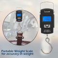 Mini Digital Scale Hanging Luggage Scale Balance Handy Pocket Weight 50kg LCD Dual Accuracy Portable Electronic WeiHeng  Scale. 