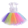 Girls Unicorn Dresses Christmas Kids LED Lights Sequin Pastel Rainbow Birthday Party Tutu Dresses Shiny Princess Cosplay CostumeBasketball. 