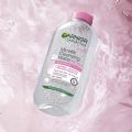 Garnier Skin Active Micellar Water 125ml Facial Cleanser & Face Eye Lips Makeup Remover. 