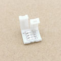 10pcs RGBW LED Connector 10mm 4pin Free Soldering Connector for 5050 3528 LED Single Color RGB RGBWW Strip Light. 