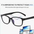 【Fullyoung_520 Store】Fashion glasses anti-blue light anti-radiation eyeglasses phone computer glasses eye protection PTQ. 