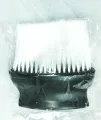 Neck Duster, Soft Hair Barber Brush Neck Duster Professional Hairdressing Powder Storage Styling Dust Cleaning Brush with Black Handle & Yellow Bristles 13cmx13cm. 