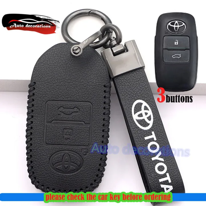 Toyota%20Veloz%20Yaris%20Raize%20Avanza%20Vios%20car%20key%20case%20genuine%20leather%20key%20cover%20Toyota%20keychain%20-%20Image%204