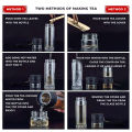 Tempered Glass Water Tea Filter Bottle Heat Resistant Tumbler Teapot Mug Cup Separation Infuser by Home Genie. 