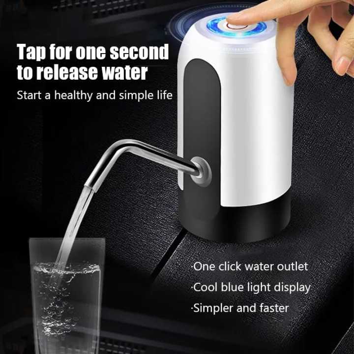 Water Pump USB Charging Automatic Electric Water Dispenser Bottle Water ...
