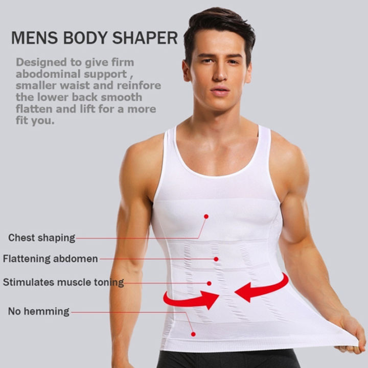 Compression%20Undershirt%20Men%20Body%20Shaper%20Adbomen%20Control%20Tank%20Top%20Black%20Workout%20Gym%20Shirts%20Slimming%20Shapewear%20Ab%20Weight%20Vest%20XXXL%20-%20Image%203