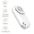 Air Face Fan Personal Breathe Cooler Wearable Air Purifier USB Mini Portable Mask Clip Fan Electric Air Conditioning Cooling Fan. 