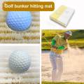 Realistic Indoor Outdoor Bunker Practice Mat Golf. 