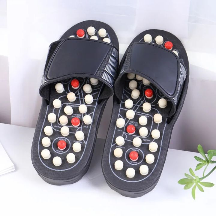 Foot massager slipper Massage Slippers with 41 Acupressure Points for Men and Women, Reflexology Slippers Acupuncture Point Stimulation Slippers Promote Blood Circulation