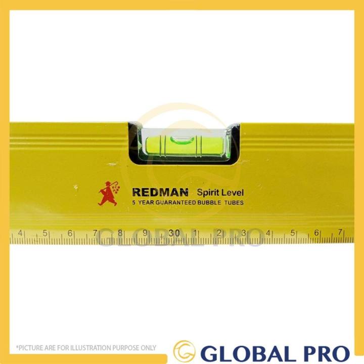 [READY STOCK] REDMAN 12 / 18 / 24 Spirit Level Bubble Tube Measure ...
