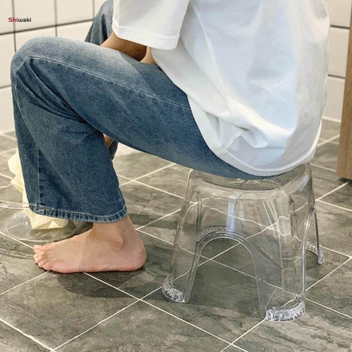 Acrylic%20Bathroom%20Stool%20Shoe%20Changing%20Stool%20Multifunctional%20Stable%20Portable%20Non%20for%20-%20Image%202
