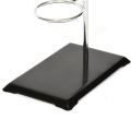 Laboratory Grade Metalware Support Stand, Cork Lined Burette Clamp with 2 Retort Ring (2inch,3inch Dia). 