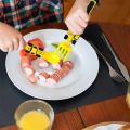 3pcs Tableware for Children Car Bulldozer Excavator Shovel Cutlery Kids Tableware Materials Safety Utensils Kids Spoon Fork set. 