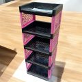5 layer book rack Plastic Storage Rack, Bookshelf Storage Rack for Home. 