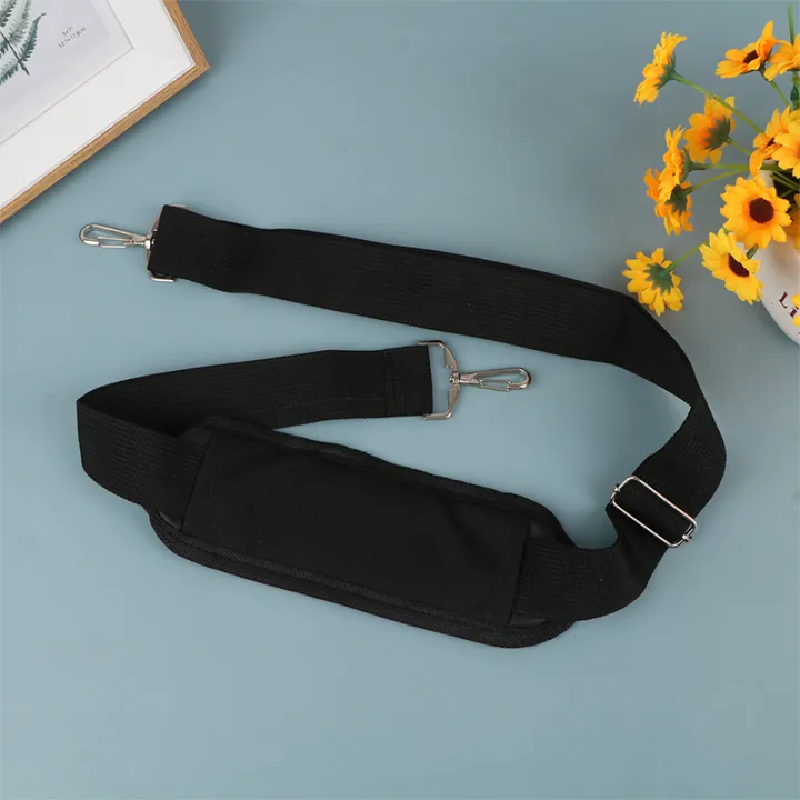 Black Bag Strap For Men Bags Strong Shoulder Strap Briefcase Laptop Bag Belt Sunlight Mall