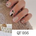 1Sheet Nail Sticker Fashion Light Color Nail Packaging Minimalist Graffiti Polish Stickers Adhesive Glue on Nails Art Decoration. 