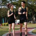 Track Suit Suit Men's and Women's Quick-Drying Sports Suit Competition Training Vest Student Marathon Running Slim Fit Clothes. 