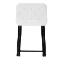 Folding Shower Seat Carbon Steel Plastic Anti Slip Multi Functional Bath Bench for Spa Center. 