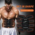Men and Women Electric EMS Muscle Training Stickers for Advanced Weight Loss and Abdominal Toning Device for Full-Body Sculpting and Fitness. 