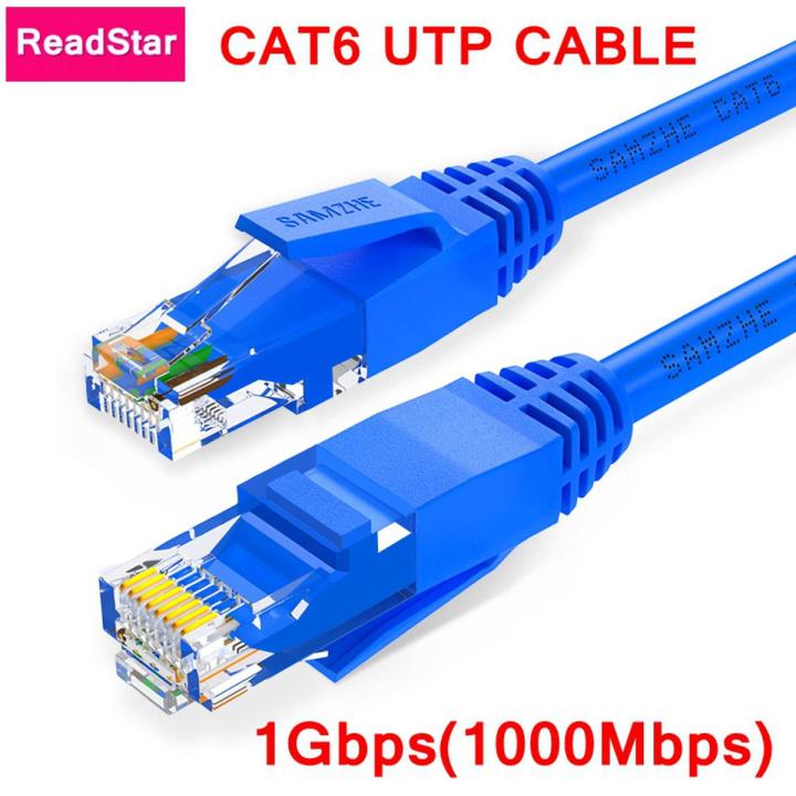 5M RJ45 CAT6 1000Mbps Gigabit Ethernet LAN Network Cable UTP Computer Patch Router Cables Blue