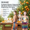 Dr Rashel Vitamin C Niacinamide Silk Serum Mask for Whit+ening, Brightening, Anti-Aging dvsm. 