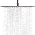 Square Rainfall Bathroom Shower Faucet Overhead Shower 15x15 CM, Water Saving Shower Heads. 