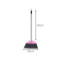 KIDS BROOM TRAINER WITH 70CM PLASTIC COATED METAL HANDLE - FEATHER BRAND. 