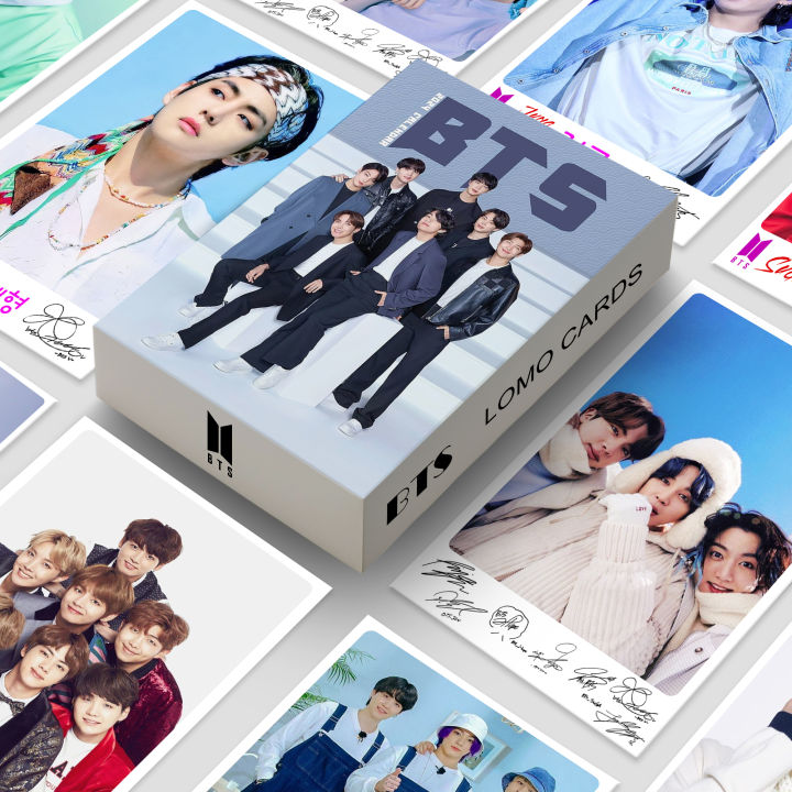 KPOP BTS Photocards JungKook, Taehyung, Jimin, SUGA, Jin, RM, J-Hope Collectible Glossy LOMO Card Set 30pcs