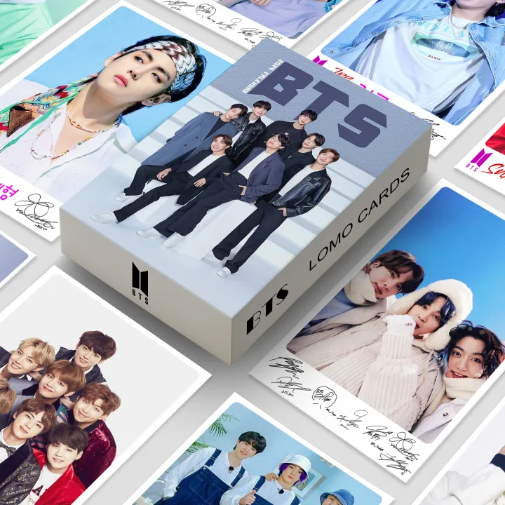 KPOP BTS Photocards JungKook, Taehyung, Jimin, SUGA, Jin, RM, J-Hope Collectible Glossy LOMO Card Set 30pcs