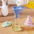 Mini Foldable Funnel Collapsible Funnel Folding Portable Oil Pot Funnels Hung Household Liquid Dispensing Kitchen Tools. 