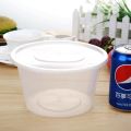 Disposable Lunch Box Takeout Box Round with Lid Thickened Transparent Rectangular Plastic Takeout Box Food Grade Lunch Box Wholesale. 