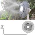 Water Mist Sprayer System Portable Misting /4" Brass Adapter Fan 16inch. 