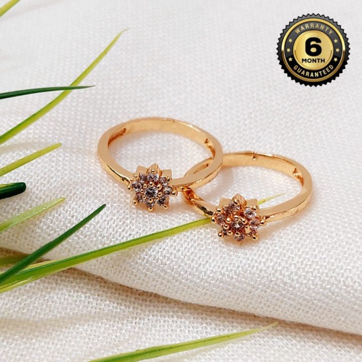 Gold%20Plated%20Guaranteed%20Women%20Ring%20With%20Stone%20Korean%20Style%20Beauty%20Fashion%20Jewellery%20Wedding%20Party%20Love%20Gift%20-%20Image%202