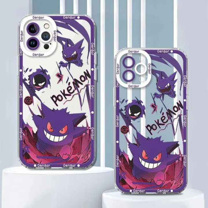 Cellphone%20Case%20For%20iPhone%2015%20Plus%2011%20Pro%20Max%206%206S%207%208%20Plus%20X%20XS%20SE%202%203%20Phone%20Casing%20Angel%20Eyes%20Pokemon%20Gengar%20Pikachu%20Popular%20Japan%20Anime%20Clear%20Soft%20Shockproof%20Anti-falling%20TPU%20Camera%20Protective%20Back%20Cover%20-%20Image%202