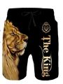 The Lion  King Printed Sublimation Casual Men's Short Tricoat 190gsm. 