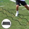 Soccer Agility Ladder Fitness Speed Training Equipment Soccer Workout Ladder 6 Grids. 