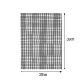 【ZOSR】Grid Shaped Barbecue Mat 20/40cm Reusable High-Temperature Barbecue Non Stick Grid Mat Outdoor Camping Barbecue Accessories. 