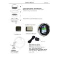 85mm Smart GPS Speedometer Waterproof TFT Screen Digital Tachometer Odometer with GPS Antenna for Car Boat Motorcycle. 