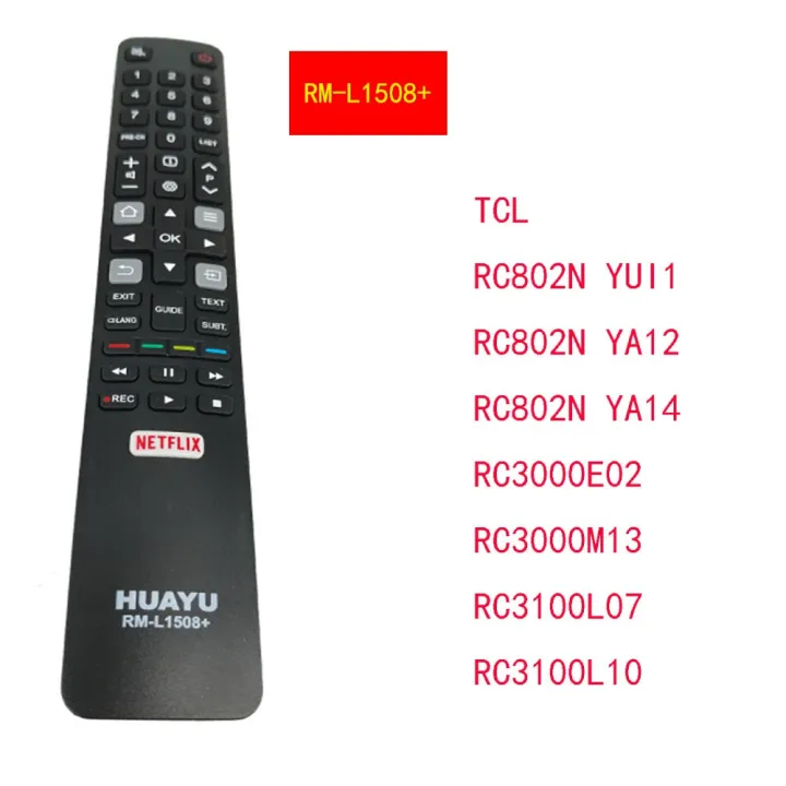 TCL%20Universal%20Smart%20TV%20Remote%20Control%20RM-L1508+%20Compatible%20with%20Models%20TCL/%20RC802N%20YUI1%20/%20RC802N%20YA12%20-%20Image%205