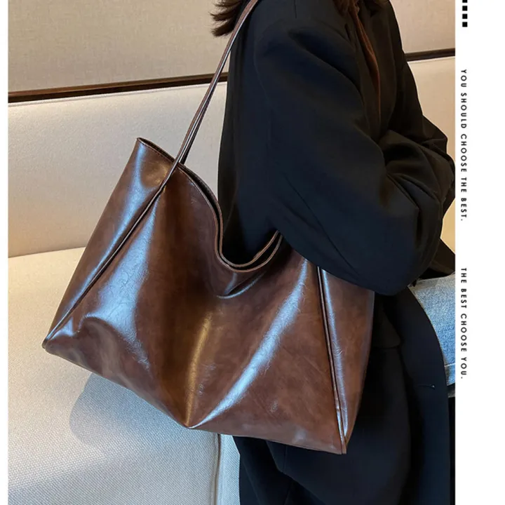 Trendy%20Student%20Classroom%20Bag%20Commuter%20Bag%20Lady%20Purse%20Portable%20Bucket%20Bag%20Women%20Tote%20Bag%20Retro%20Crossbody%20Bag%20-%20Image%203